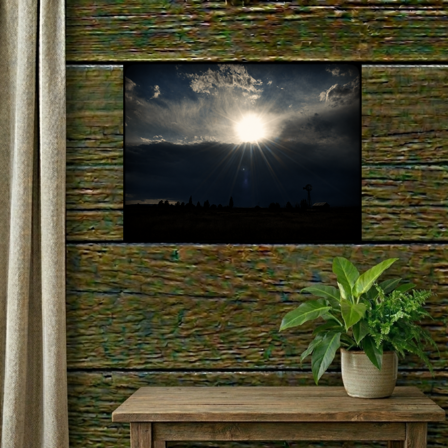 Farm Sunray Matte Canvas Art