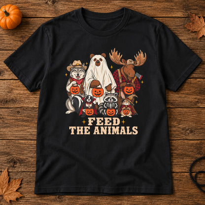 Feed The Animals   Adult Size T-Shirt
