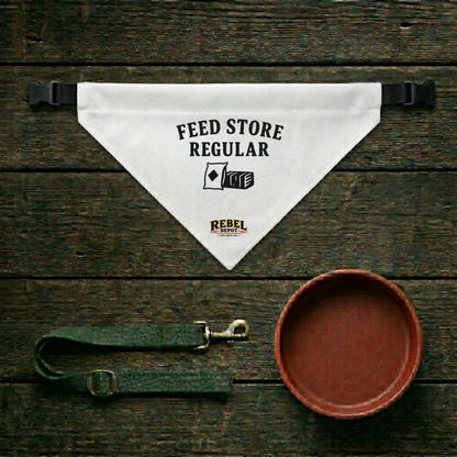 Feed Store Regular  Clip-on Pet Bandana