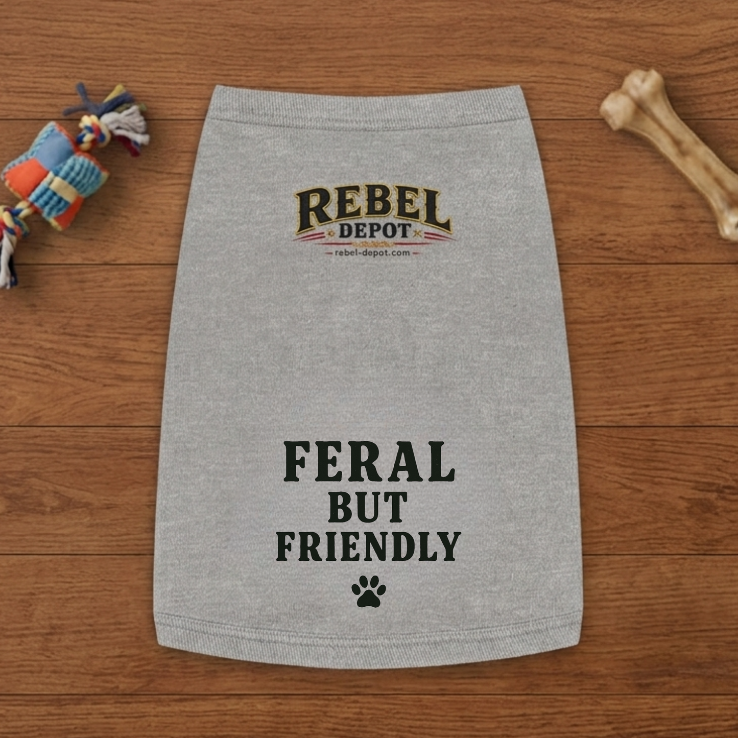 Feral But Friendly  Pet Tank Top