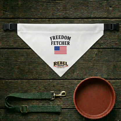Freedom Fetcher  Clip-on Pet Bandana