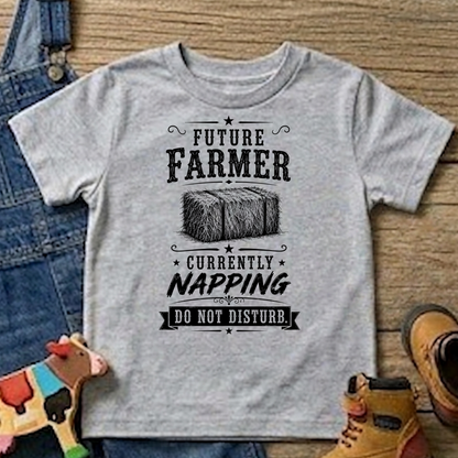Future Farmer Napping Toddler Size T-shirt