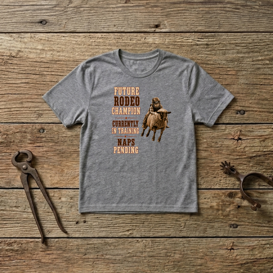 Future Rodeo Champ  Kids Size T-Shirts   ***20% Off At Checkout!***