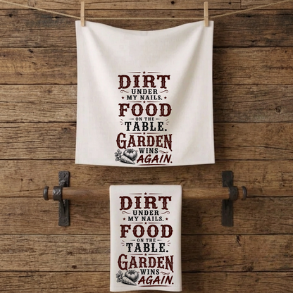 Garden Win  Kitchen Tea Towel