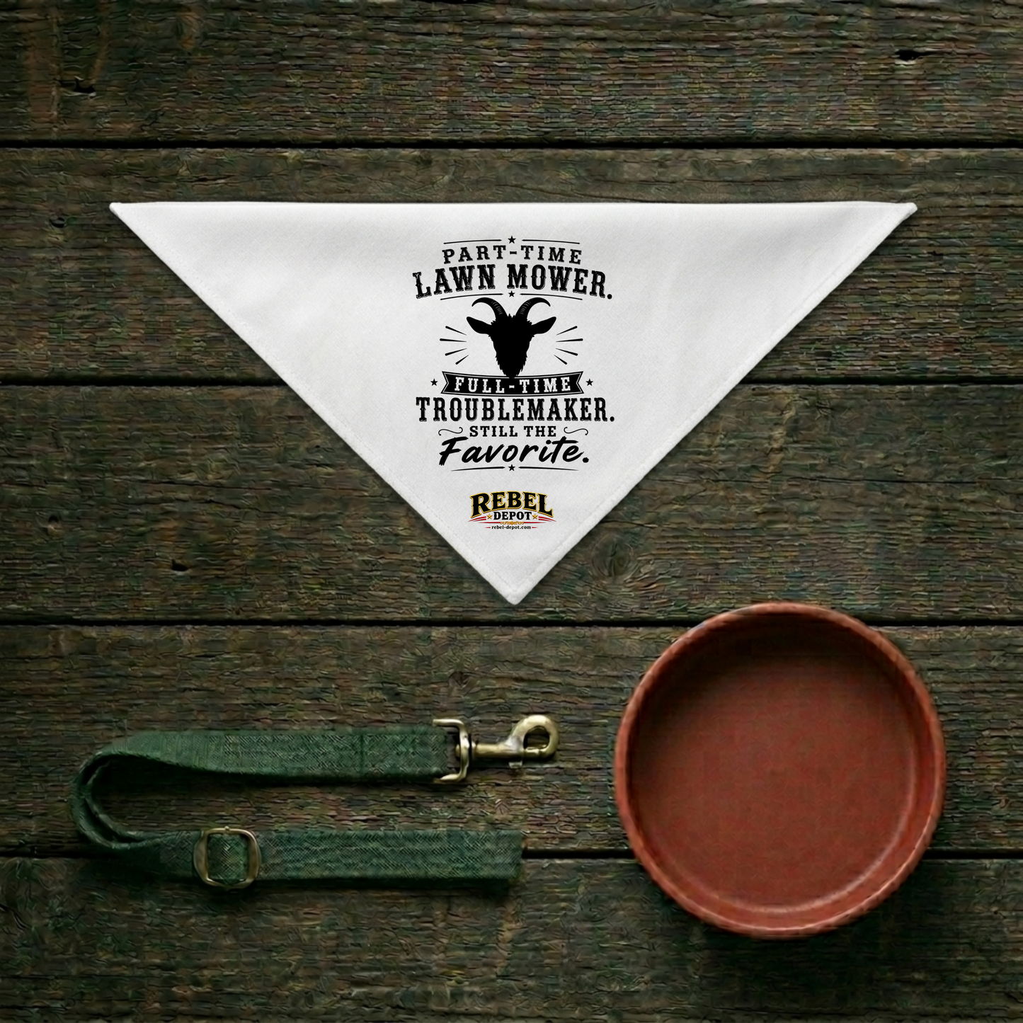 Goat Mower  Pet Bandana