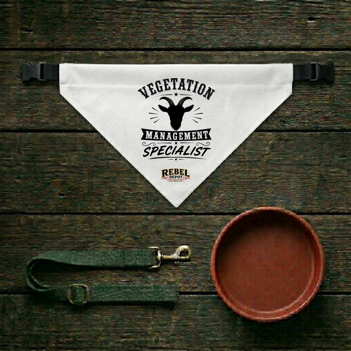 Goat Specialist  Clip-on Pet Bandana
