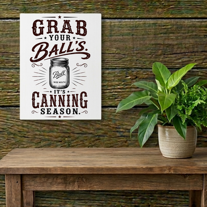 Grab Your Ball's  Metal Art Sign