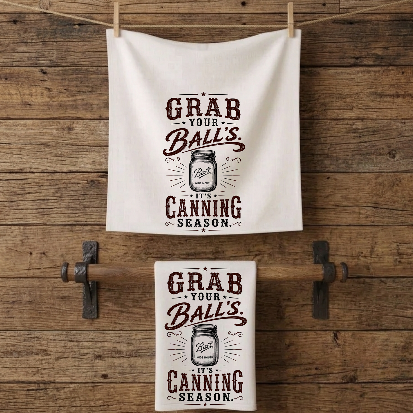 Grab Your Ball's  Kitchen Tea Towel