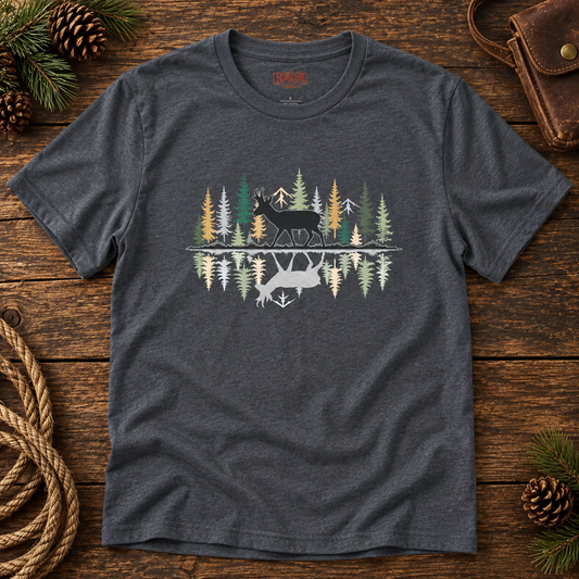 Morning Reflection Pronghorn   Adult Size T-Shirt