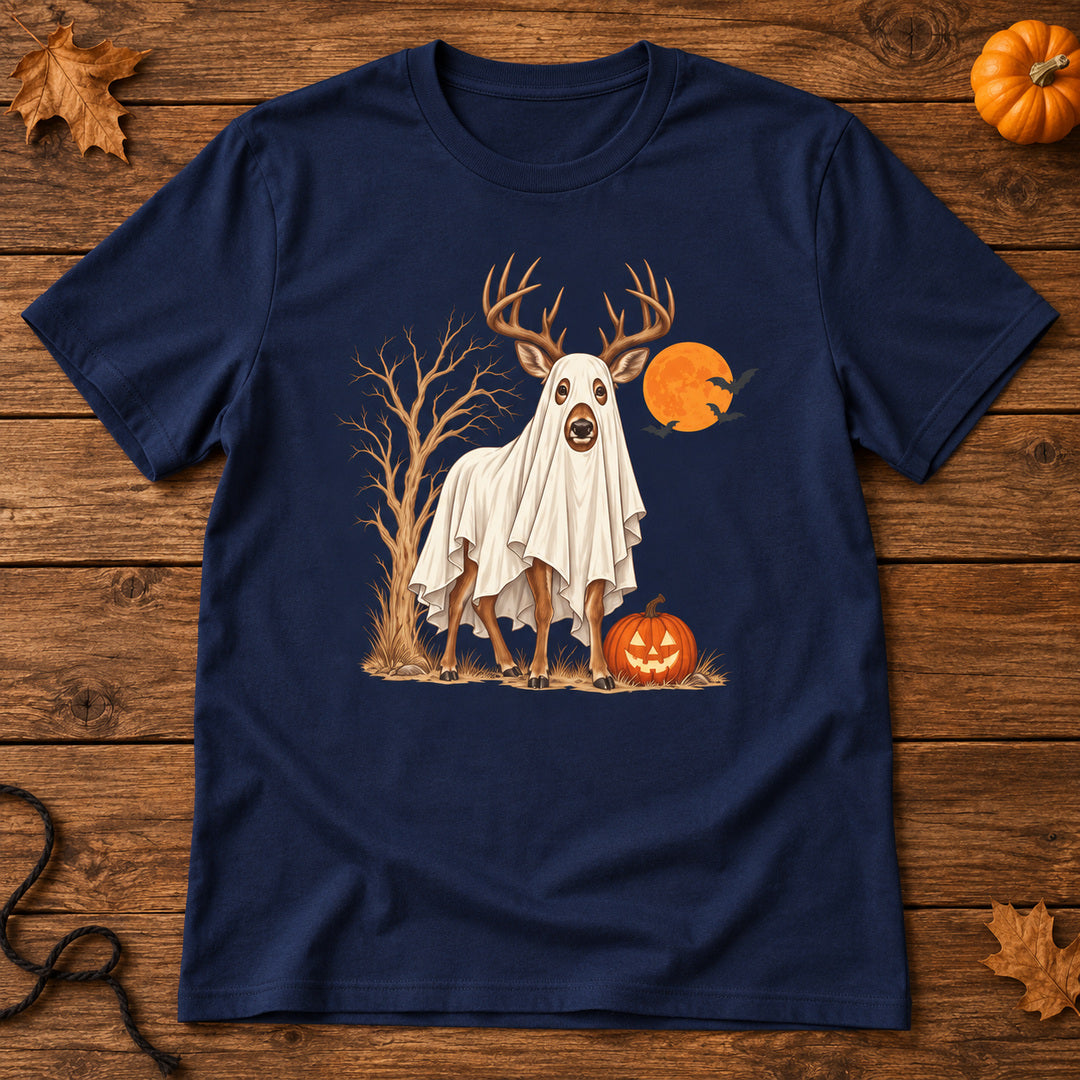 Patch Deer  Adult Size T-Shirt