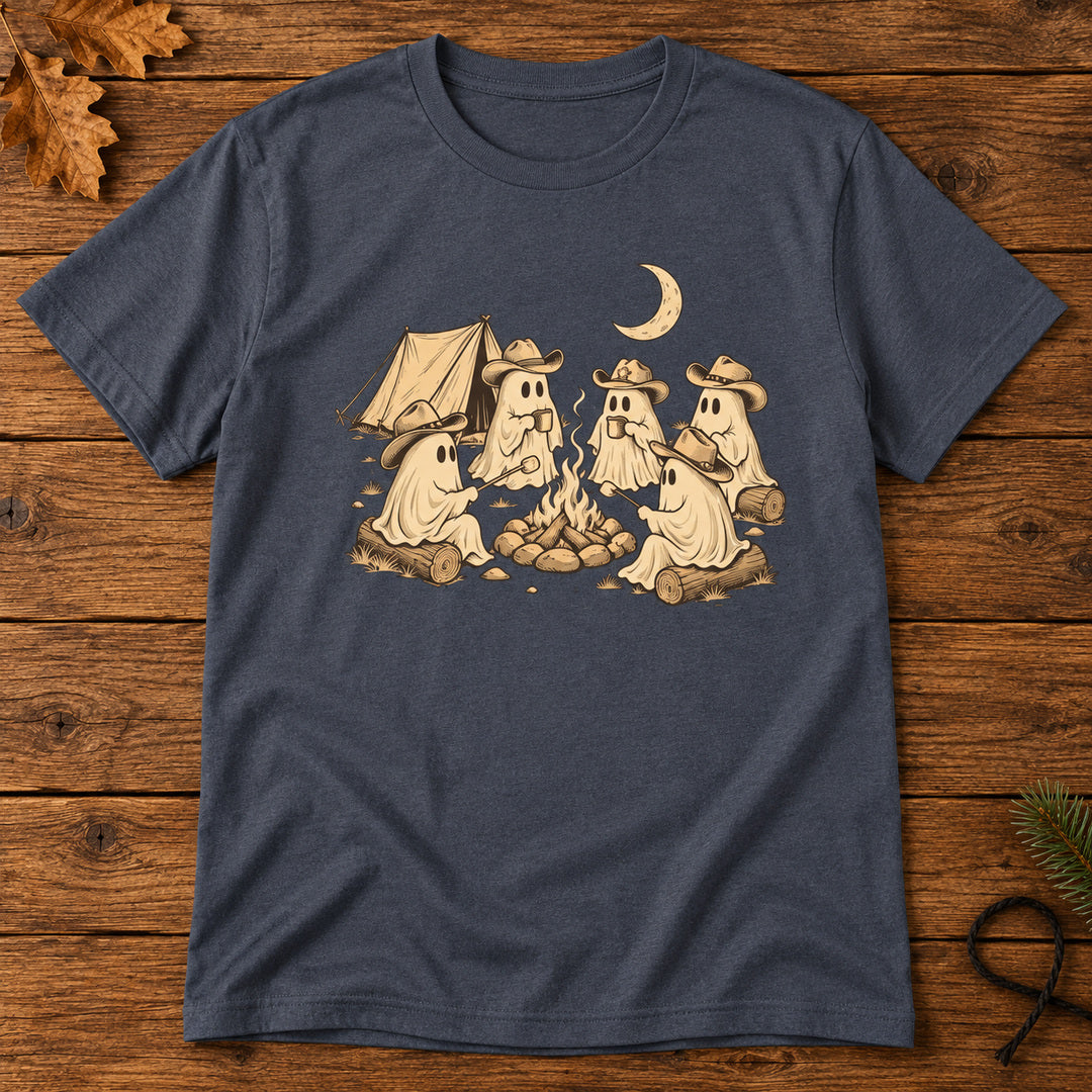 Spooky Campfire   Adult Size T-Shirt