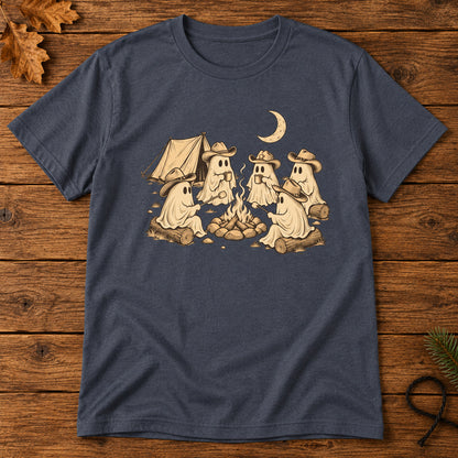 Spooky Campfire   Adult Size T-Shirt