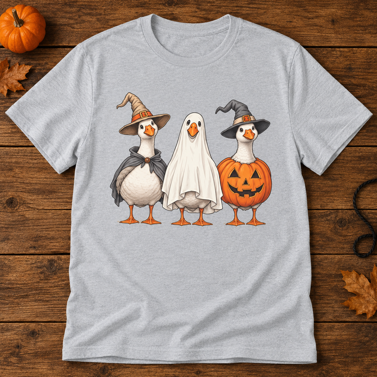 Spooky Geese   Adult Size T-Shirt