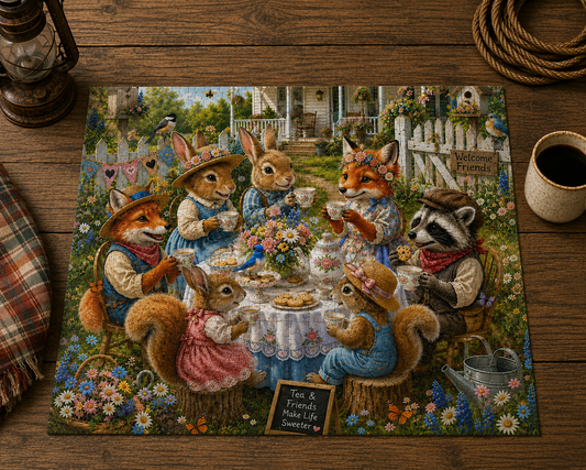 Country Tea Party  Puzzle (120, 252, 500-Piece)
