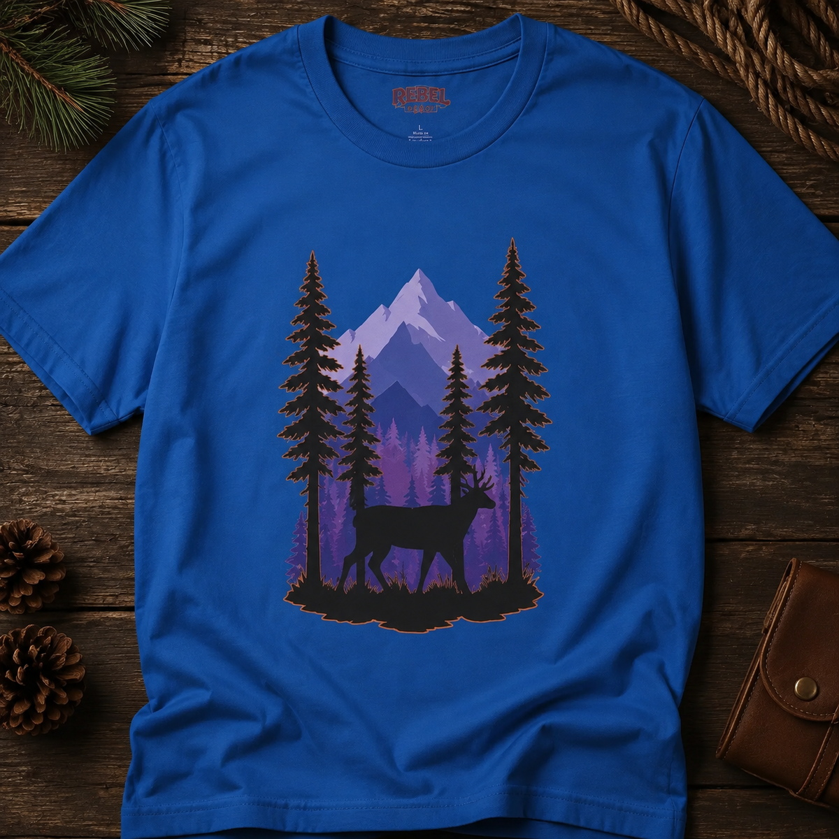 Twilight Buck   Adult Size T-Shirt