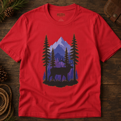 Twilight Elk   Adult Size T-Shirt