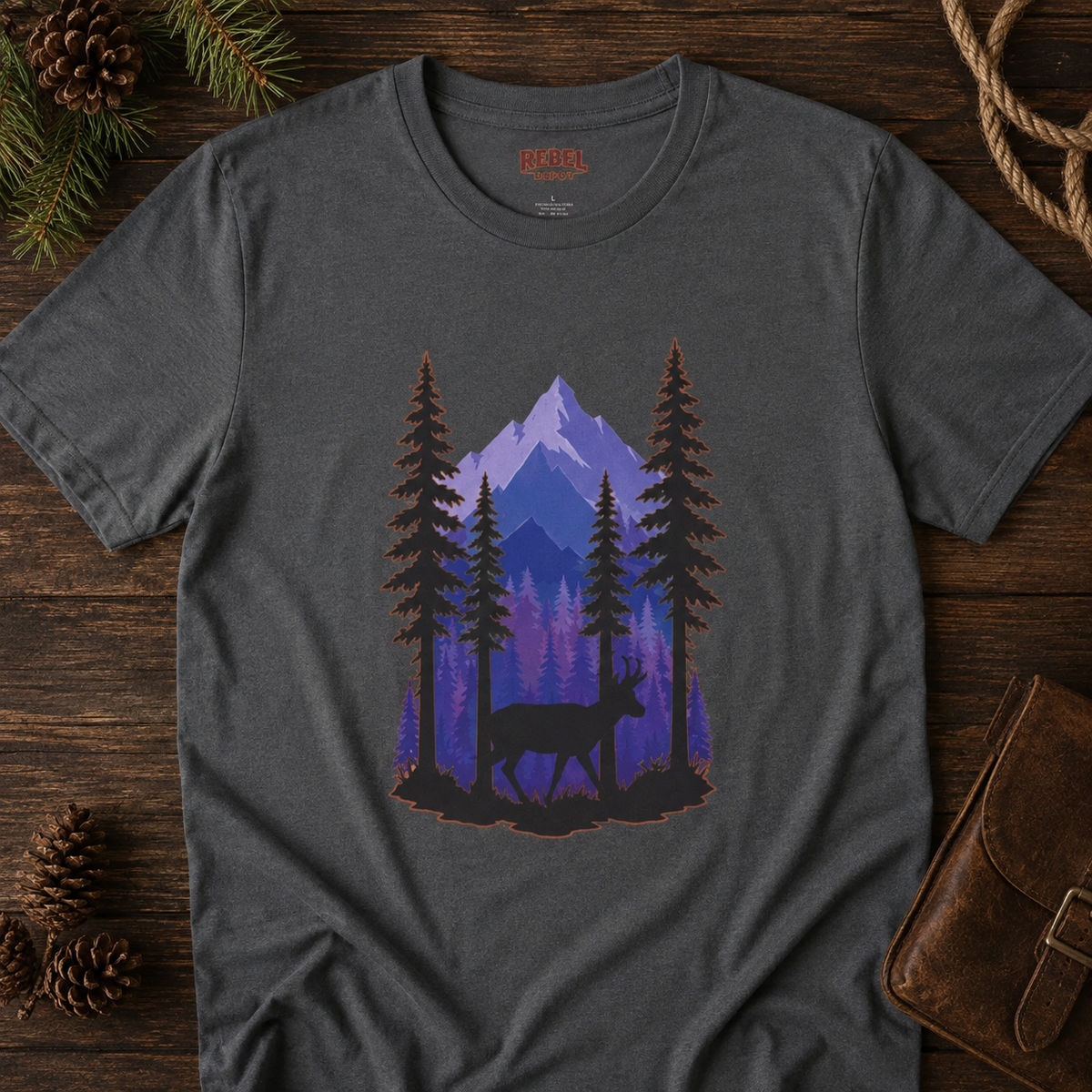 Twilight Pronghorn   Adult Size T-Shirt