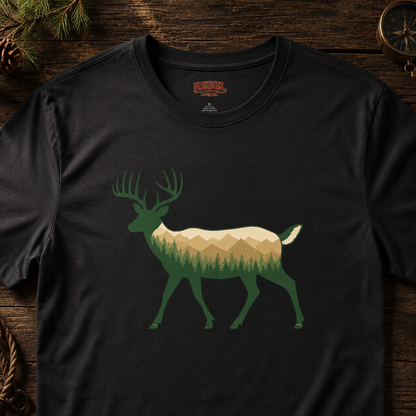 Wilderness Buck   Adult Size T-Shirt