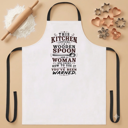 Wooden Spoon Kitchen  Apron