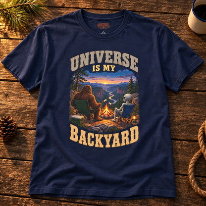 Universe Is My Backyard   Adult Size T-Shirt